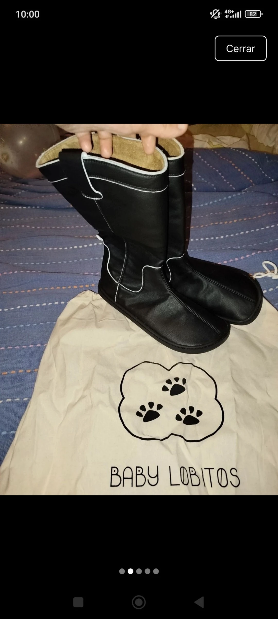 Vegan mid-calf barefoot boots size 40 – photo 3